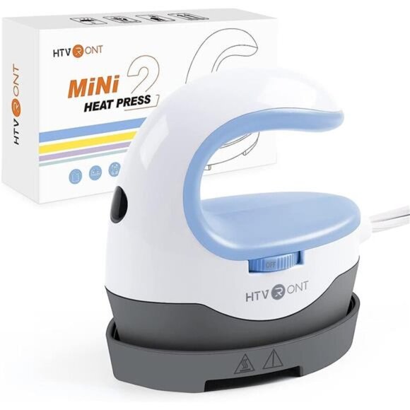 Heat Press Mini Heat Press Machine, Small Heat Press Portable Iron Press Machine - Picture 1 of 7